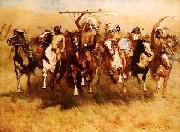 Frederick Remington Victory Dance painting